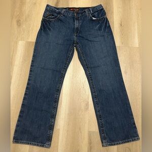 Ariat Men's Dark Blue Straight Jeans
